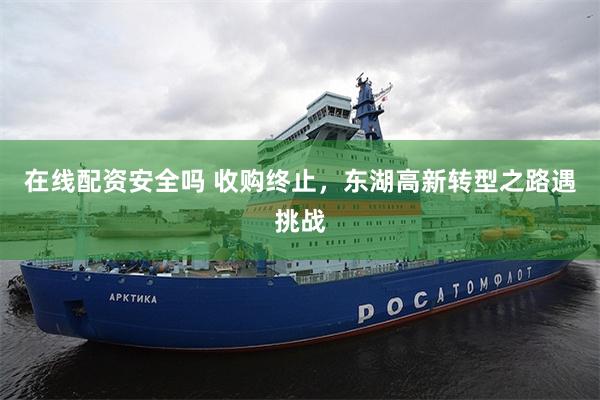 在线配资安全吗 收购终止，东湖高新转型之路遇挑战