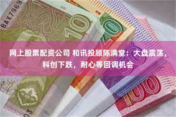 网上股票配资公司 和讯投顾陈满堂:大盘震荡,科创下跌,耐心等回调机会